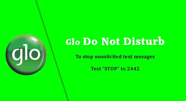 Globacom images - Glo do not disturb for spam text
