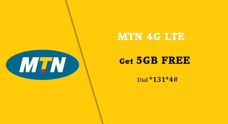 MTN images - Get 5GB free 4g data