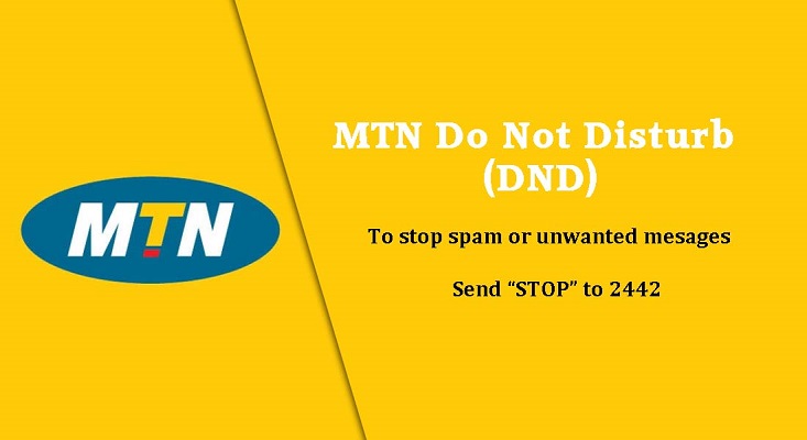 MTN images - MTN Do not Disturb DND to stop unwated text messages