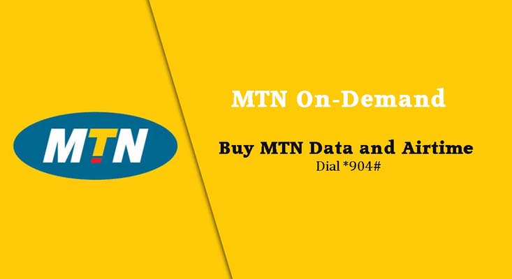 MTN images - MTN On-demand to buy credit and airtime from bank