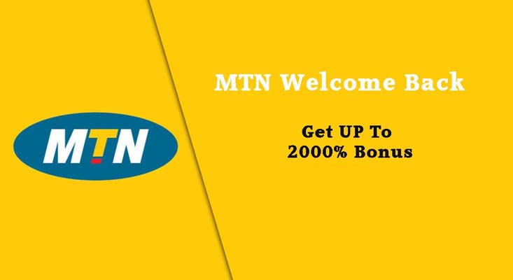 MTN images - MTN Welcome back bonus